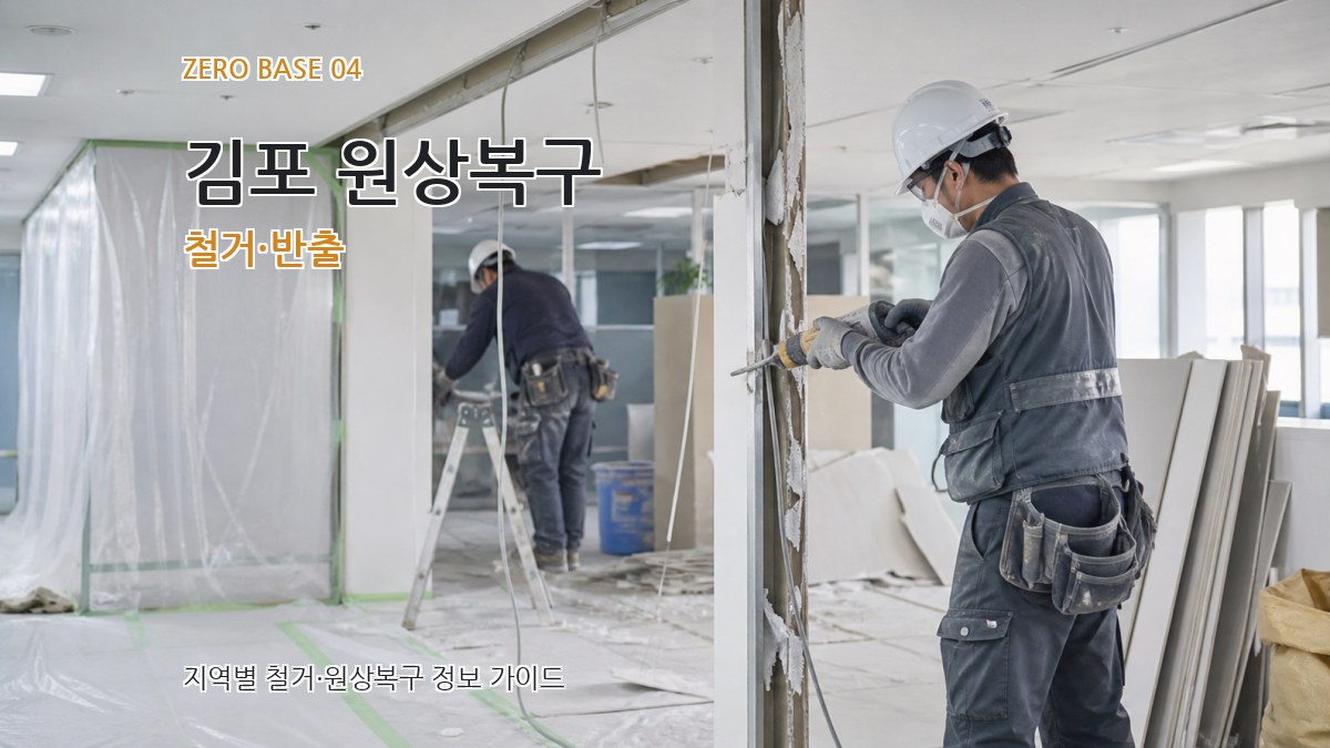 김포 원상복구 철거·반출