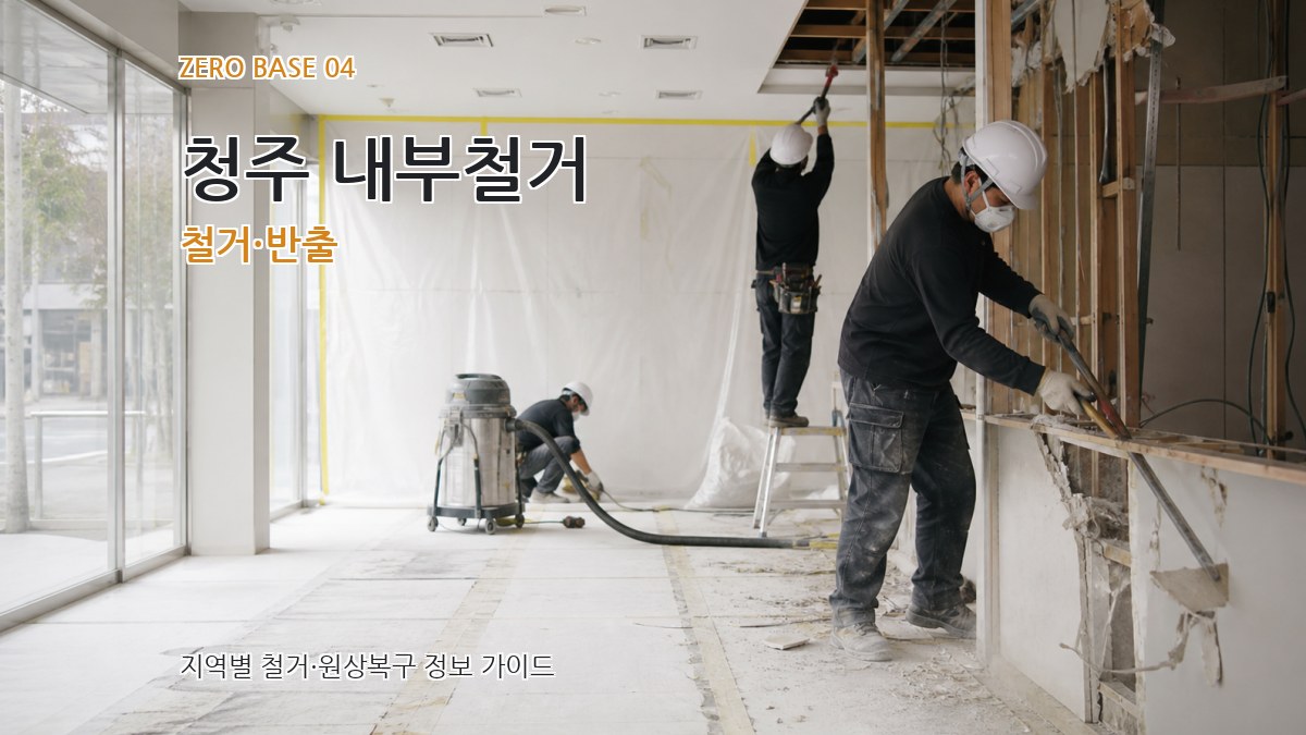 청주 내부철거 철거·반출