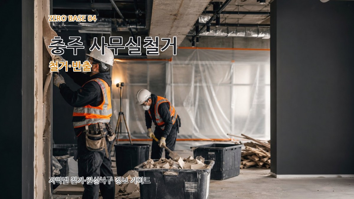 충주 사무실철거 철거·반출