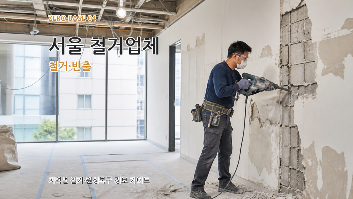 서울 철거업체 철거·반출