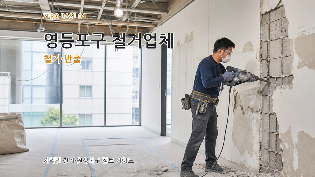 영등포구 철거업체 철거·반출