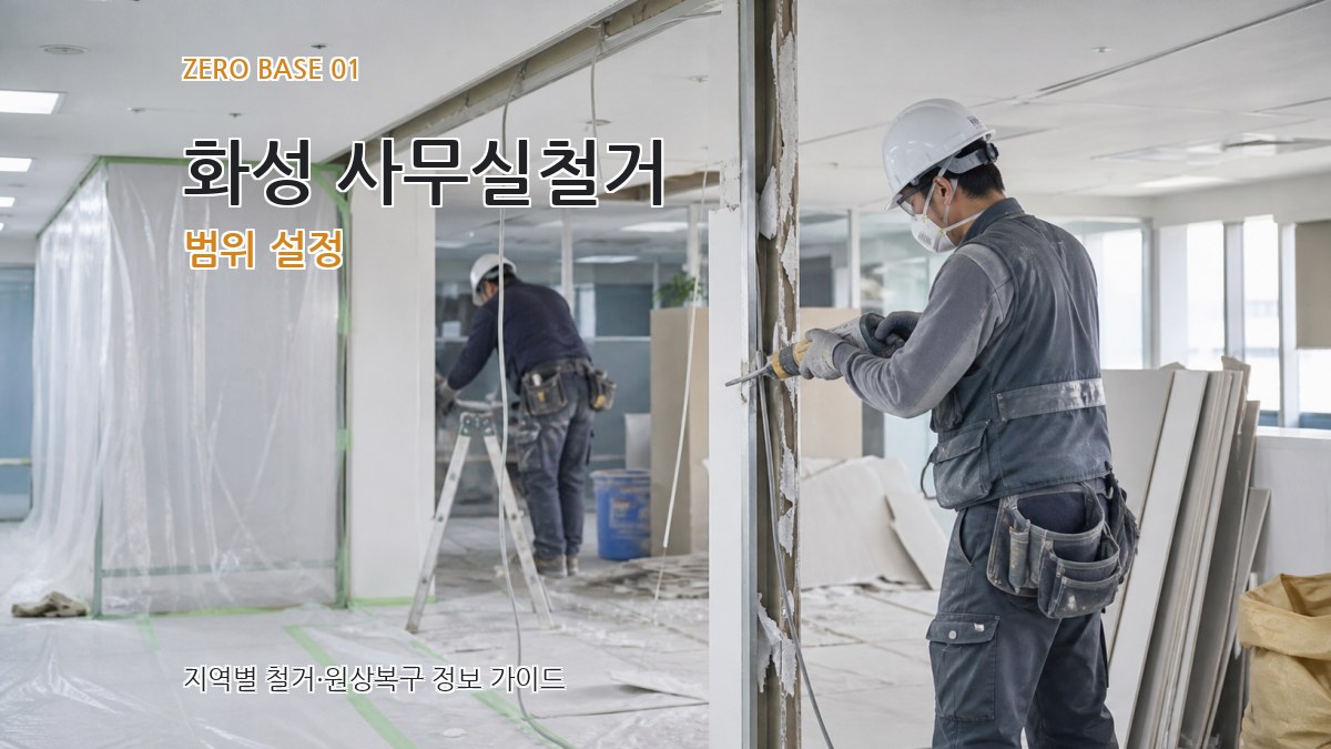 화성 사무실철거