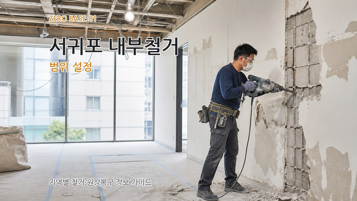 서귀포 내부철거