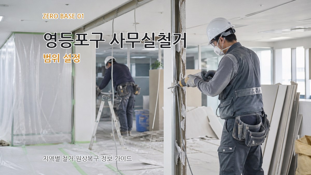 영등포구 사무실철거