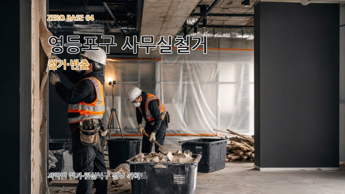 영등포구 사무실철거 철거·반출