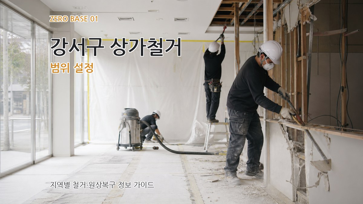 강서구 상가철거