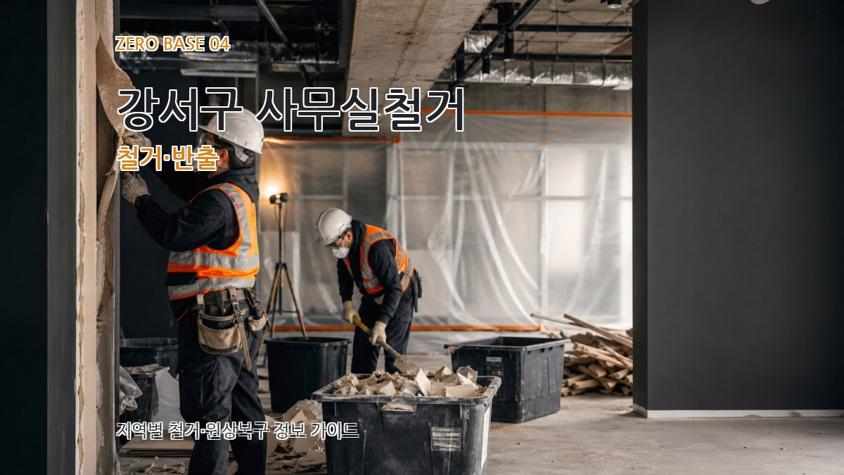 강서구 사무실철거 철거·반출