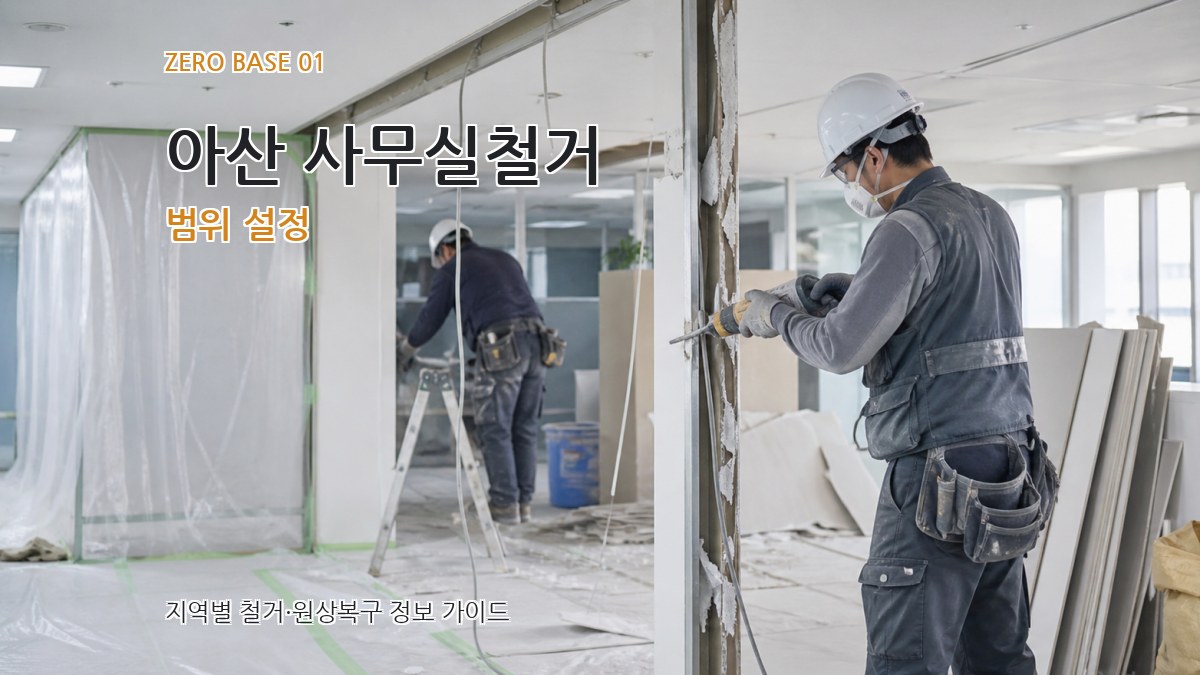 아산 사무실철거