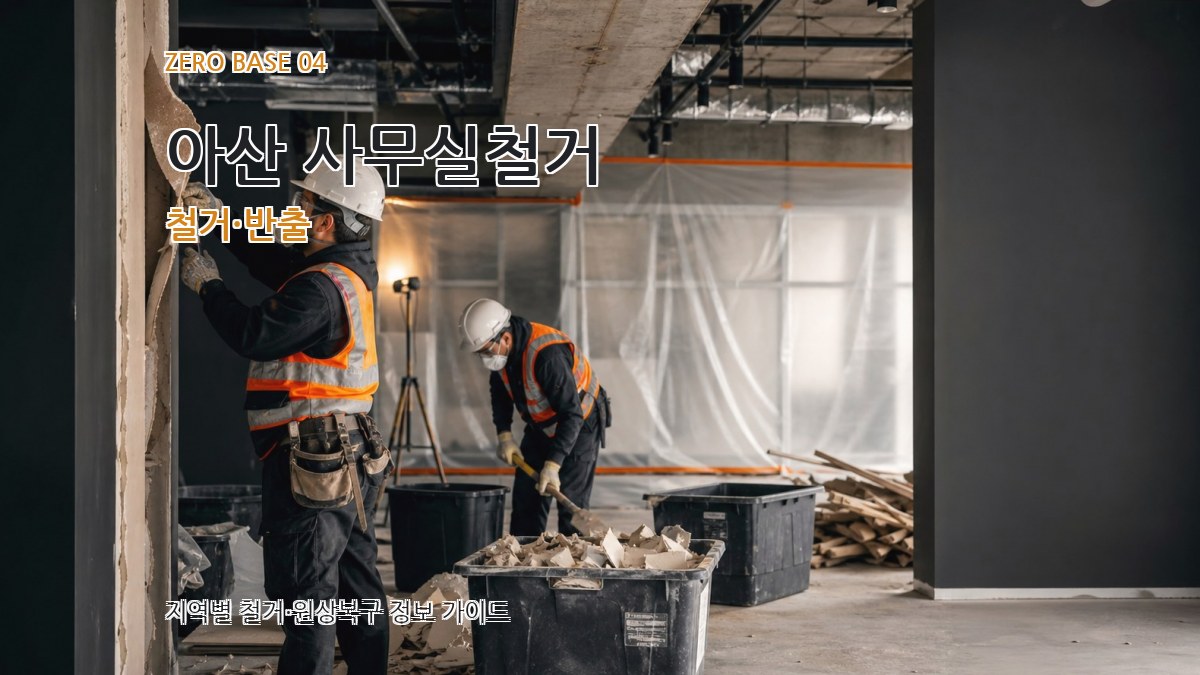 아산 사무실철거 철거·반출