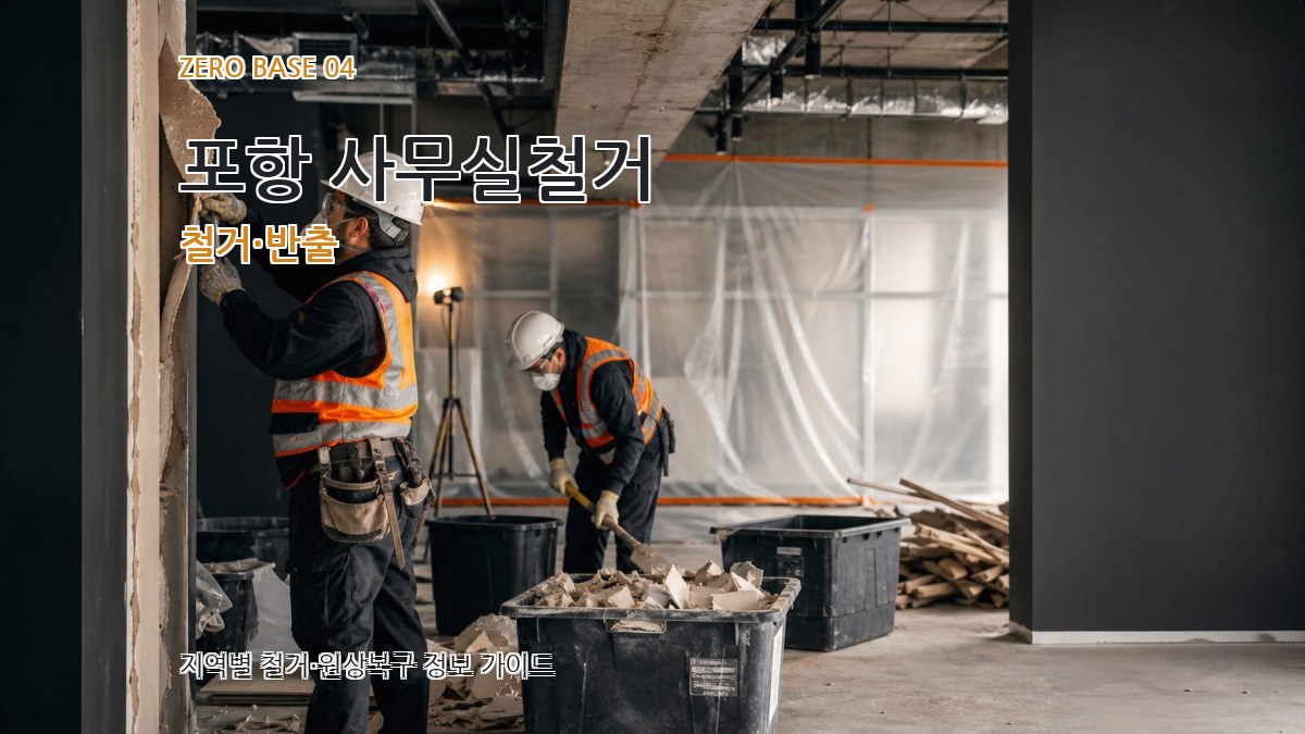 포항 사무실철거 철거·반출