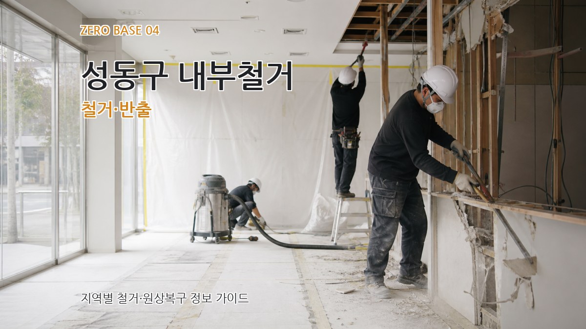 성동구 내부철거 철거·반출
