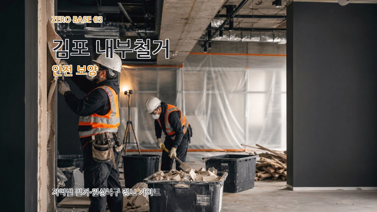 김포 내부철거 안전 보양