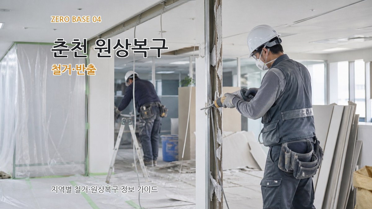 춘천 원상복구 철거·반출