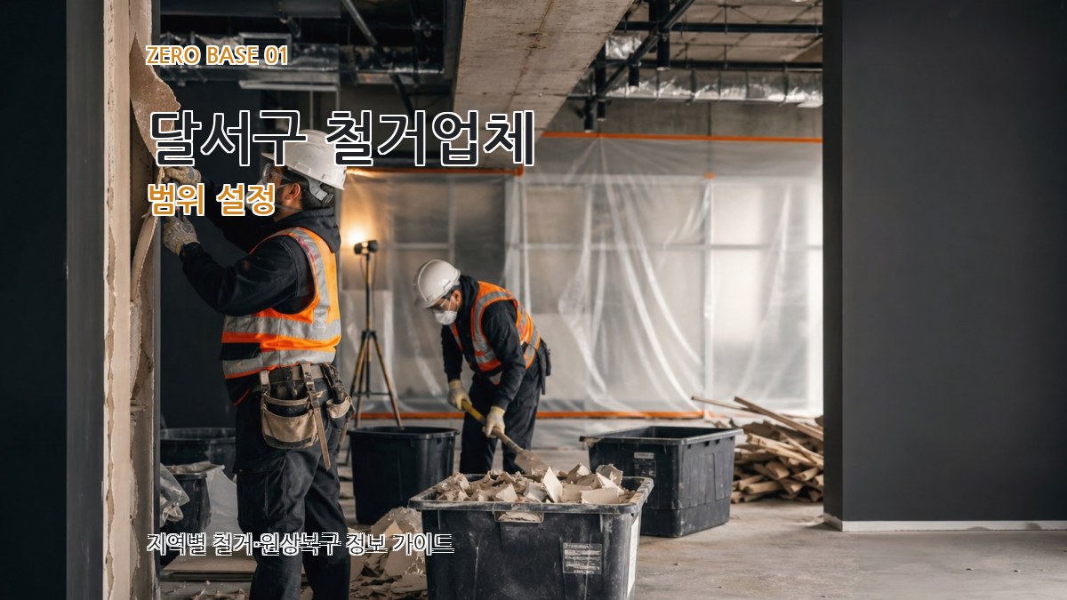 달서구 철거업체