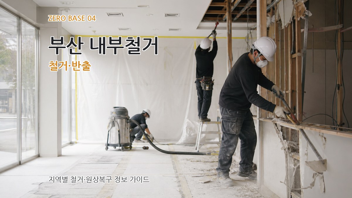 부산 내부철거 철거·반출