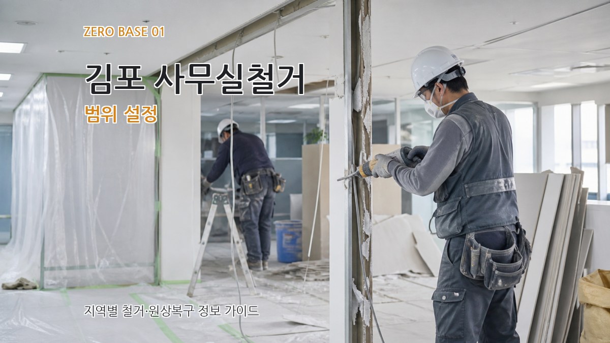 김포 사무실철거