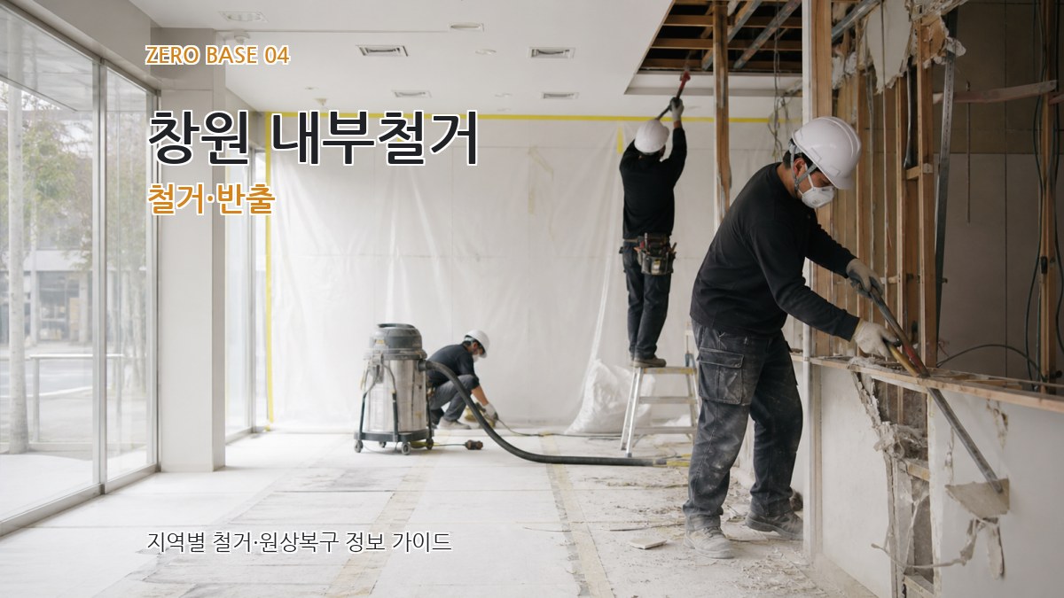 창원 내부철거 철거·반출