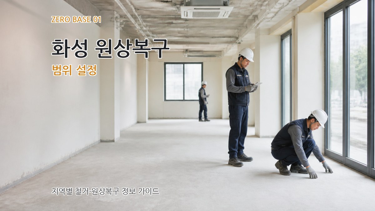 화성 원상복구