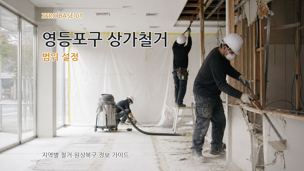 영등포구 상가철거