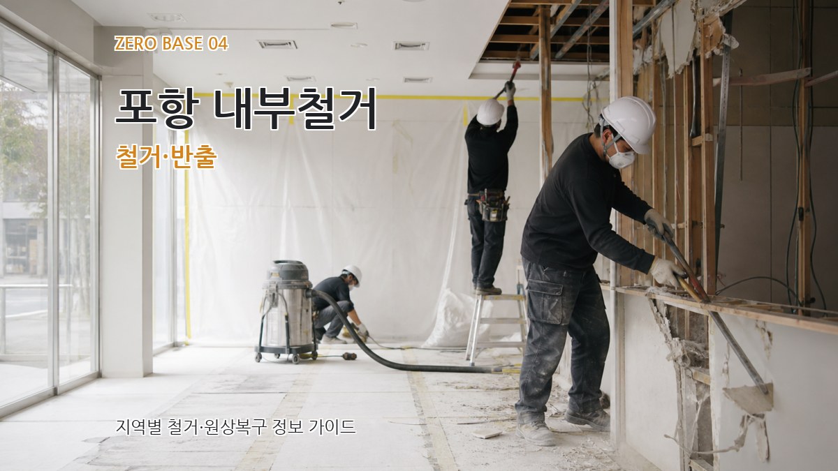 포항 내부철거 철거·반출