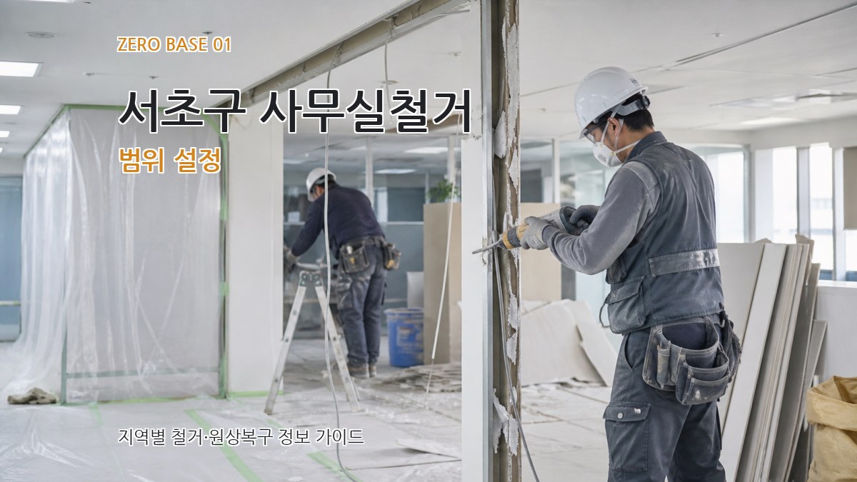 서초구 사무실철거