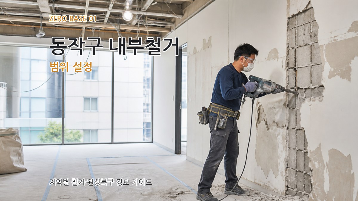 동작구 내부철거