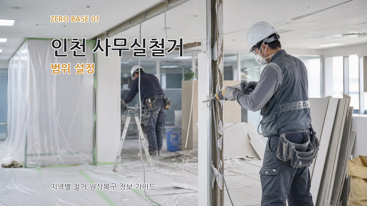 인천 사무실철거
