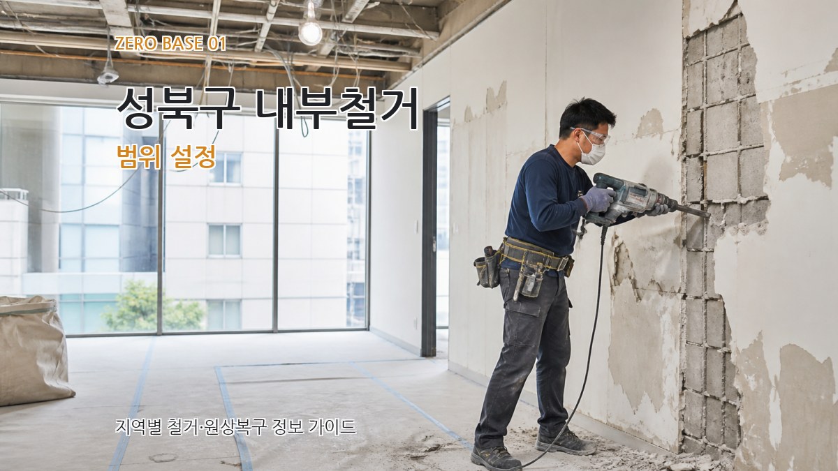 성북구 내부철거