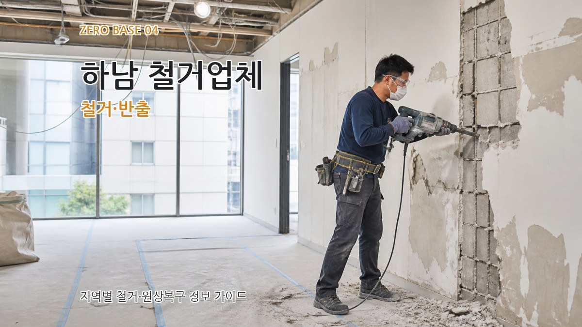 하남 철거업체 철거·반출