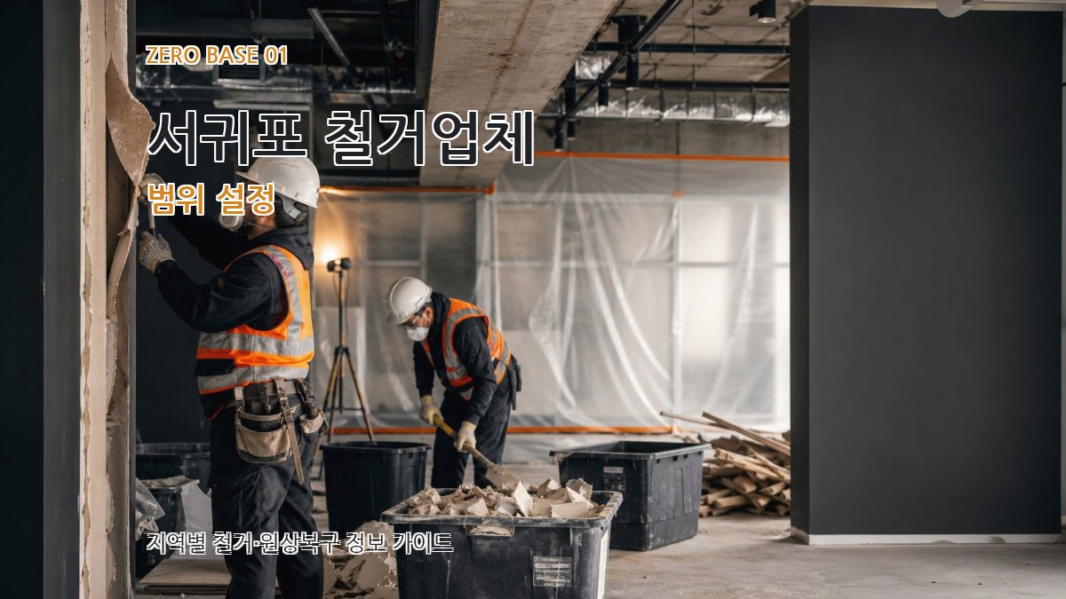서귀포 철거업체