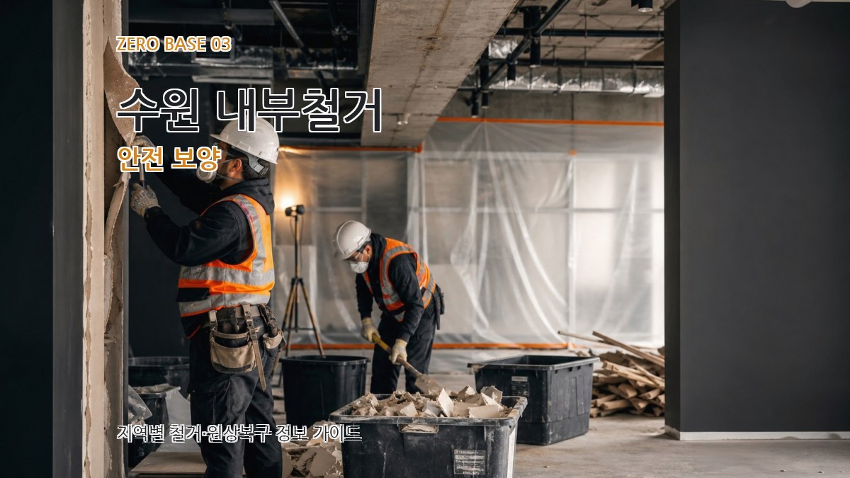 수원 내부철거 안전 보양
