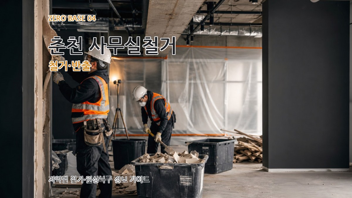 춘천 사무실철거 철거·반출