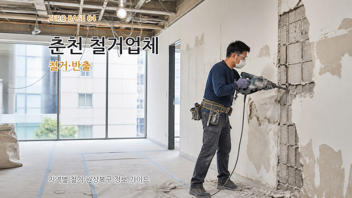 춘천 철거업체 철거·반출