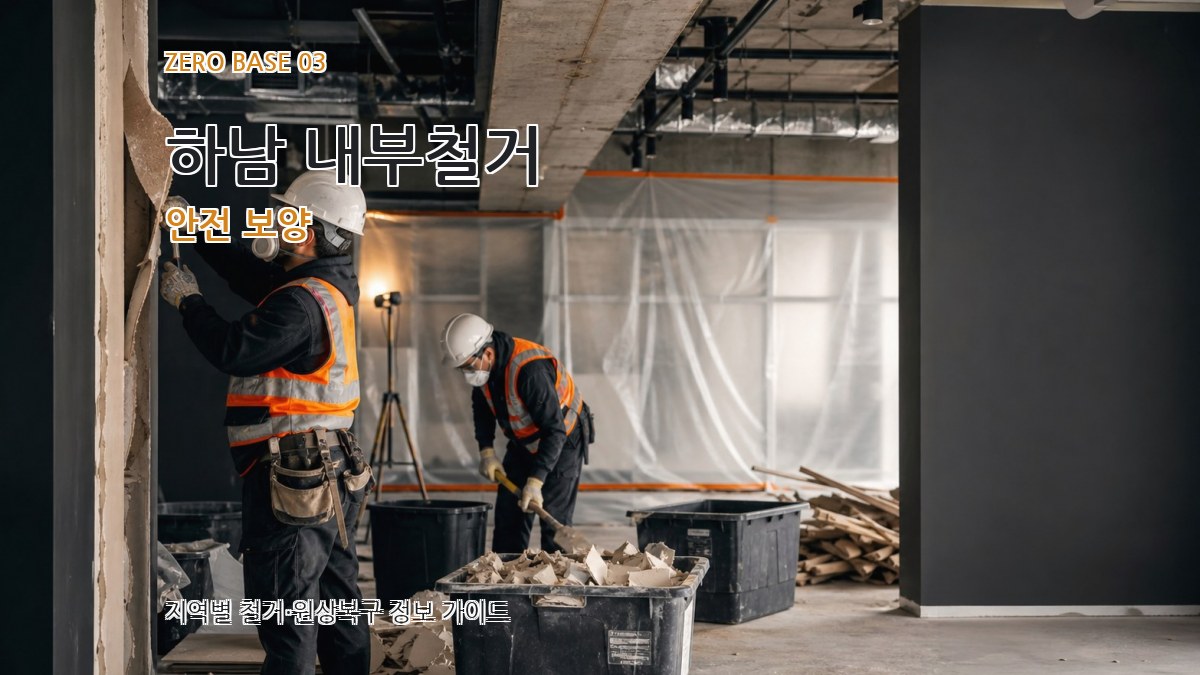 하남 내부철거 안전 보양