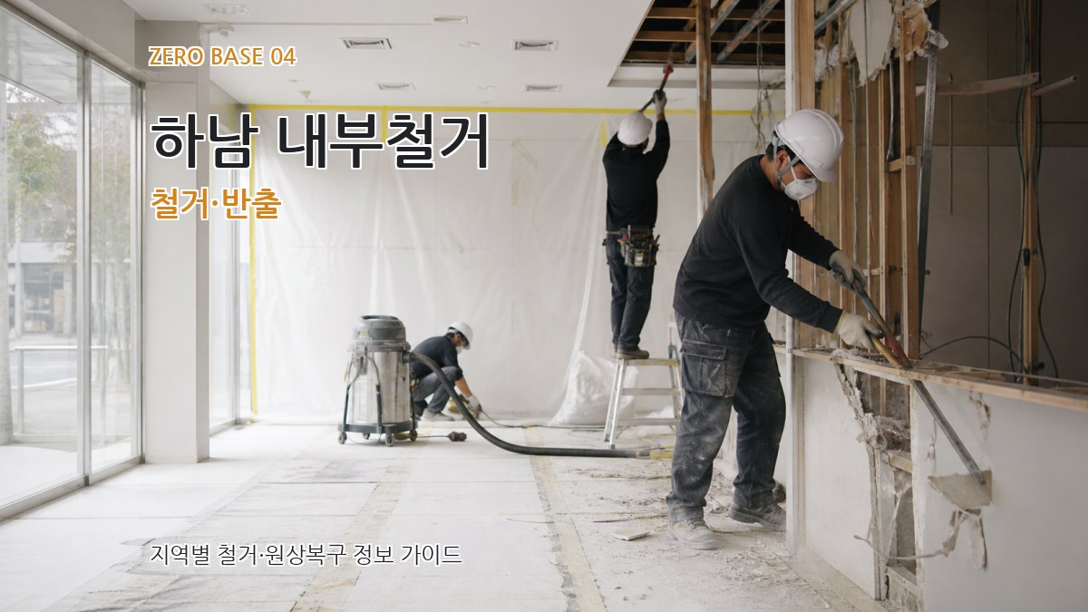 하남 내부철거 철거·반출