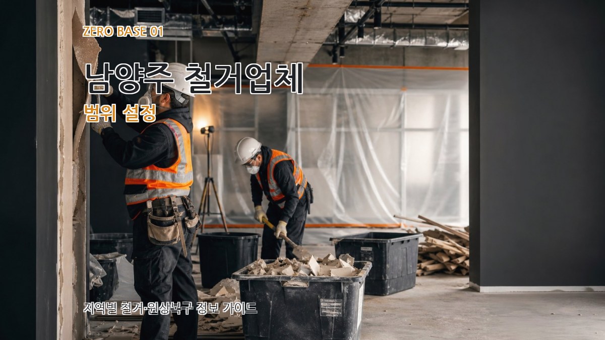 남양주 철거업체
