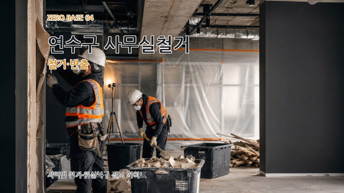 연수구 사무실철거 철거·반출