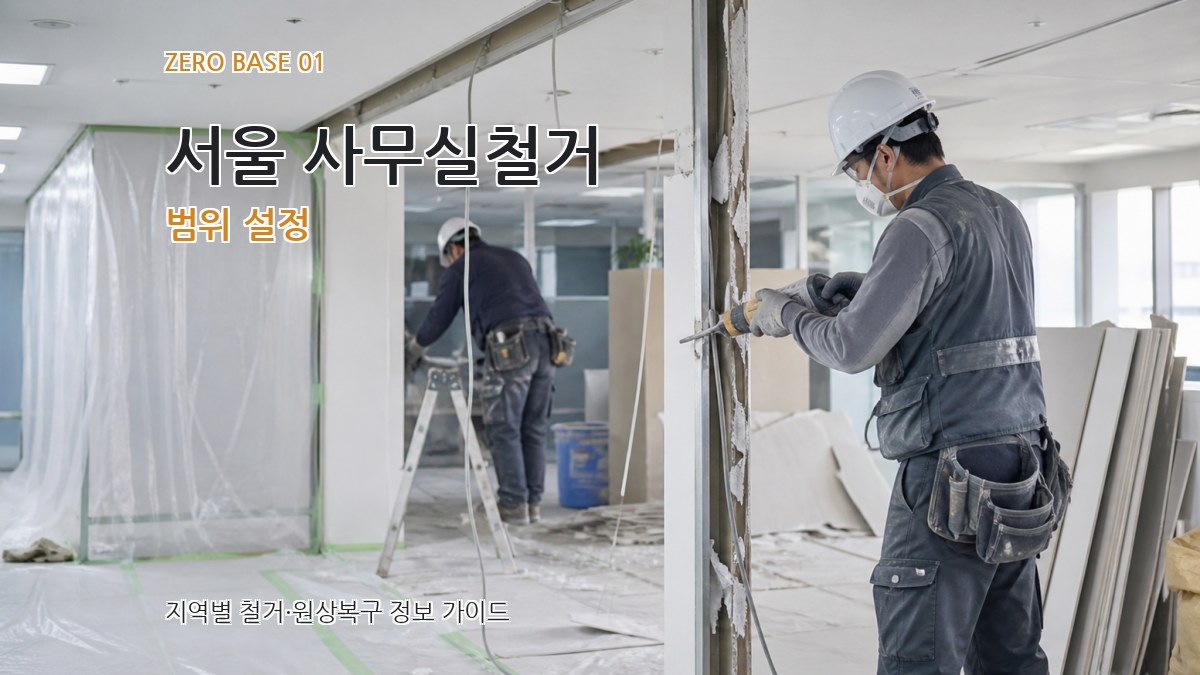 서울 사무실철거