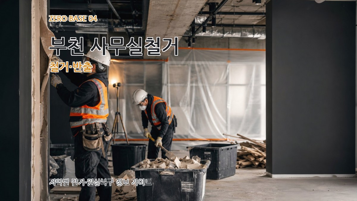 부천 사무실철거 철거·반출