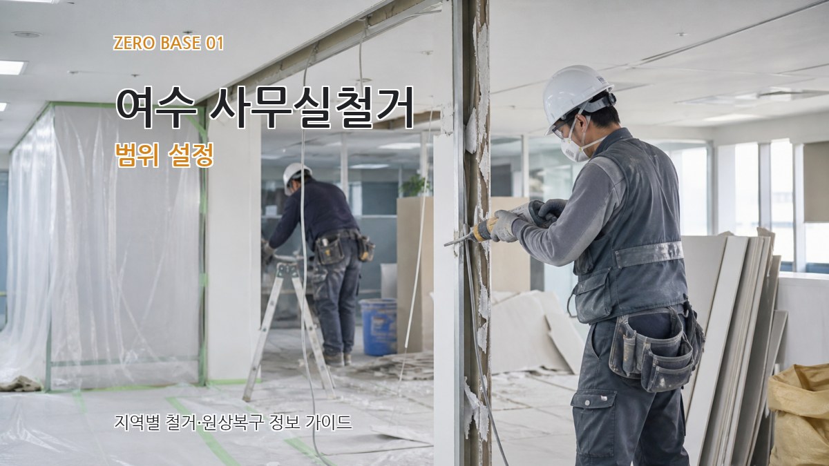 여수 사무실철거