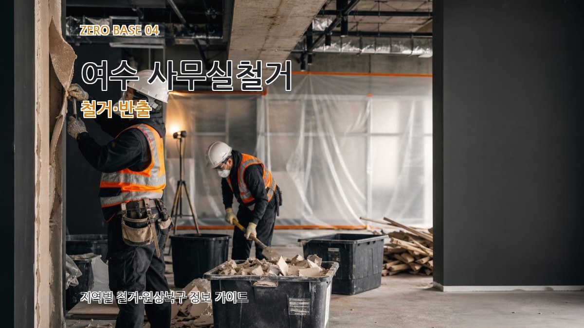 여수 사무실철거 철거·반출