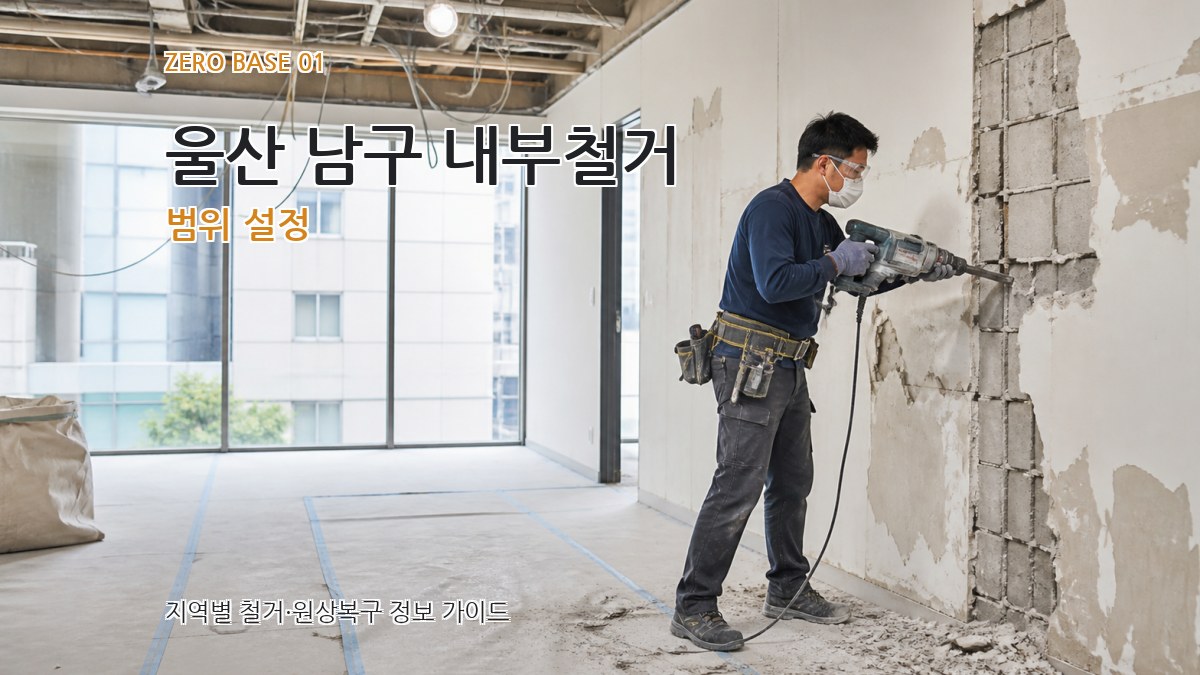 울산 남구 내부철거