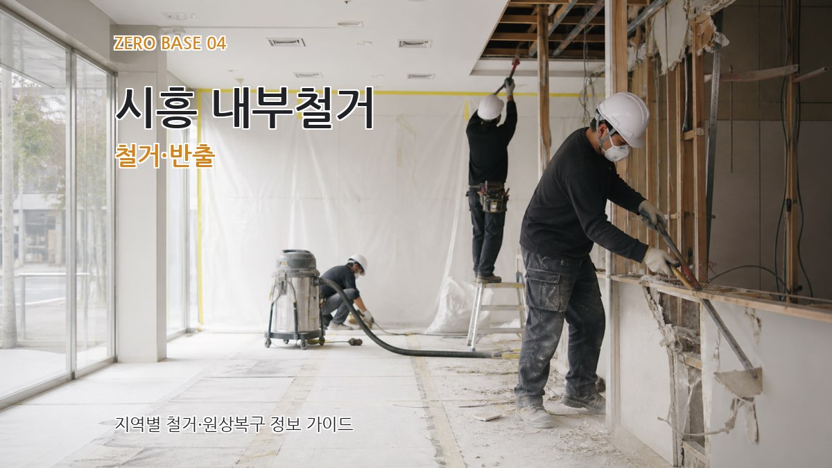 시흥 내부철거 철거·반출