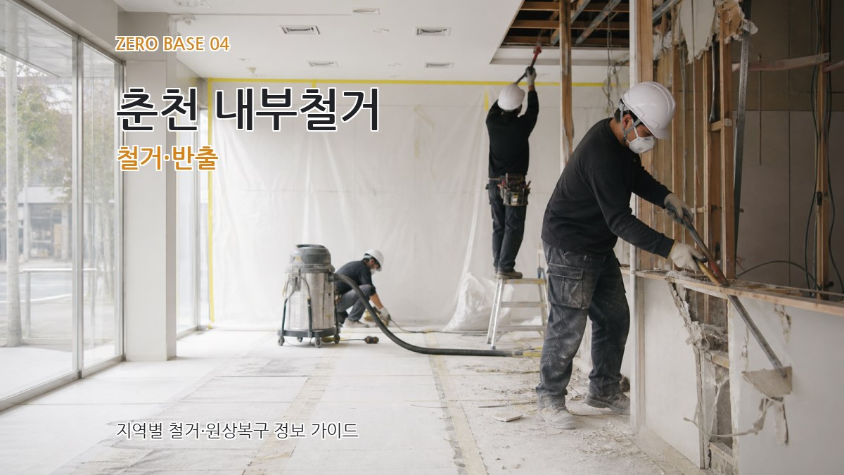 춘천 내부철거 철거·반출