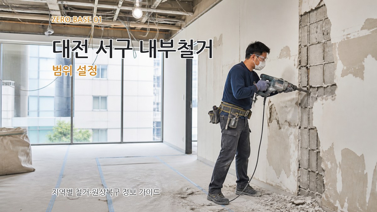 대전 서구 내부철거