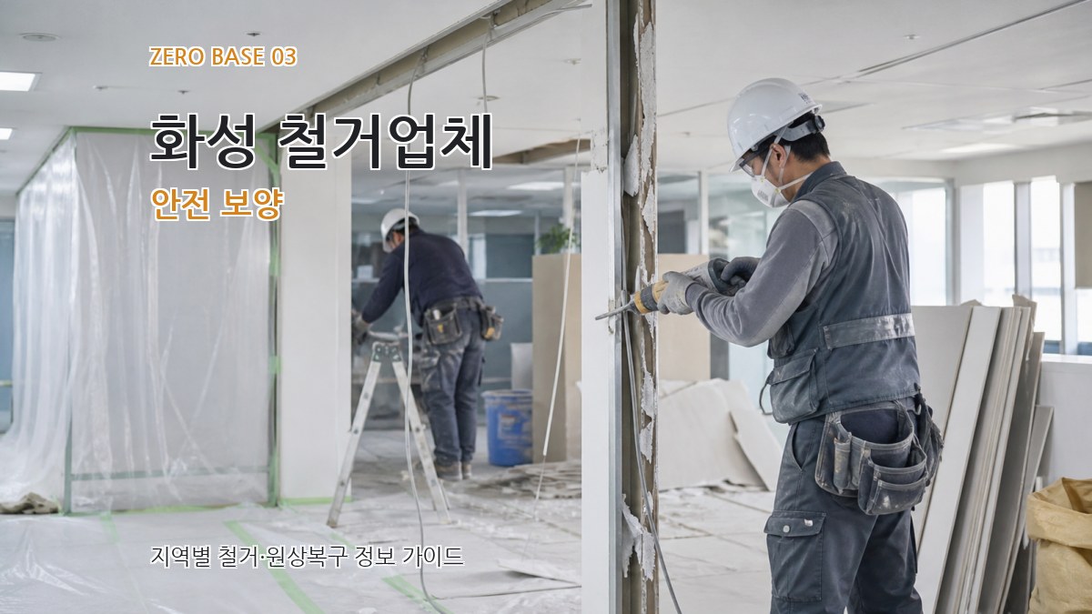 화성 철거업체 안전 보양