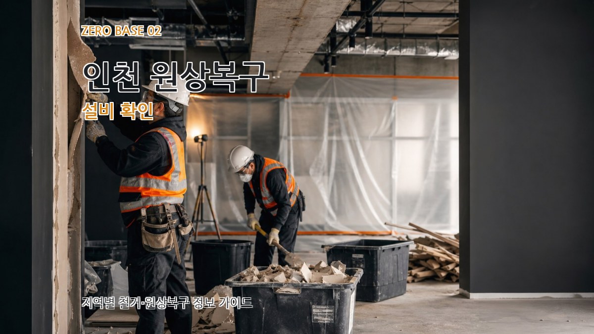 인천 원상복구 설비 확인
