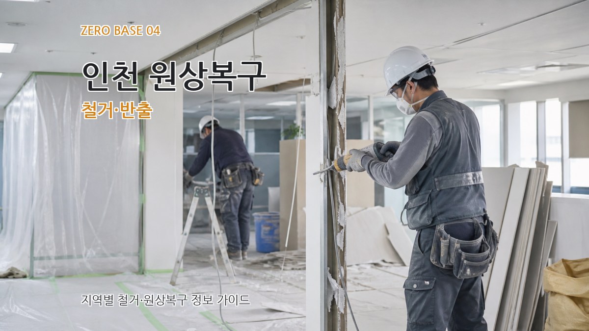 인천 원상복구 철거·반출