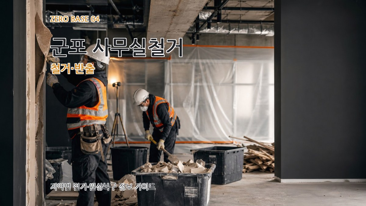 군포 사무실철거 철거·반출