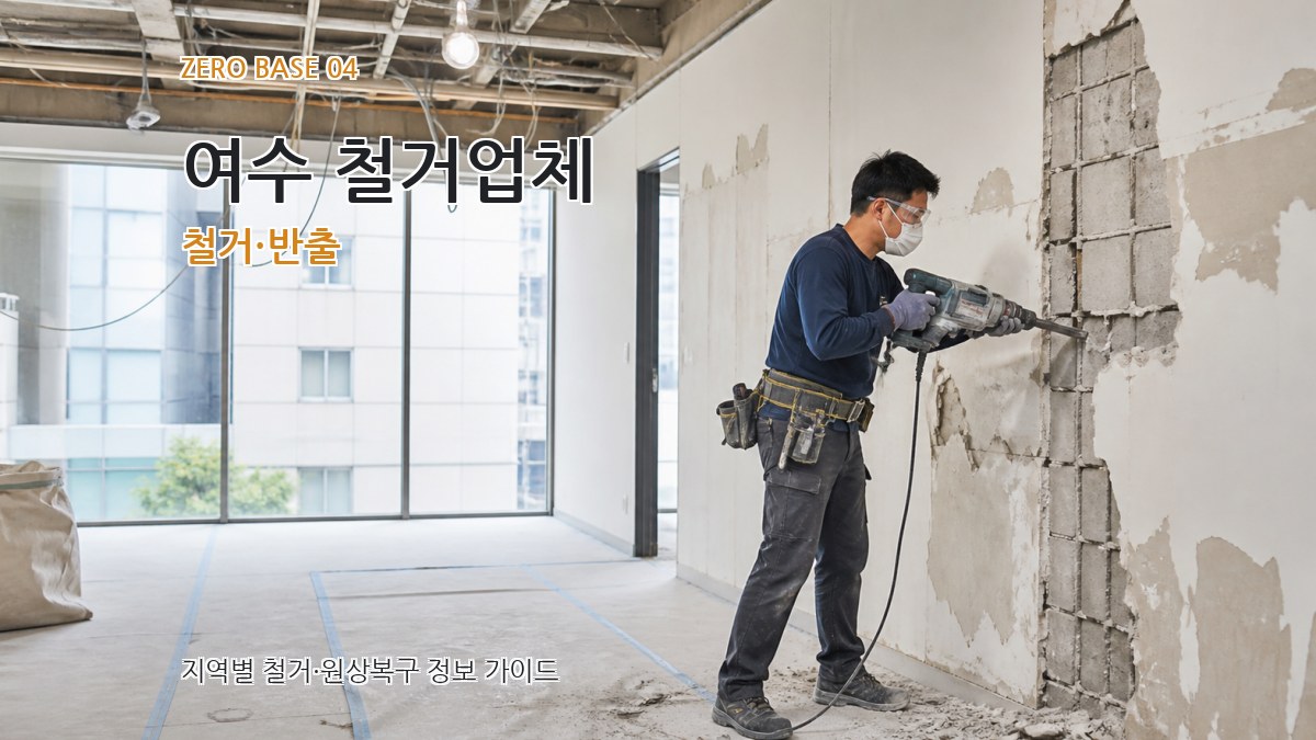 여수 철거업체 철거·반출